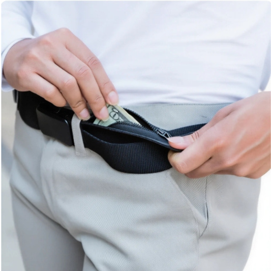Cinturón con Bolsillo Oculto - SafeBelt